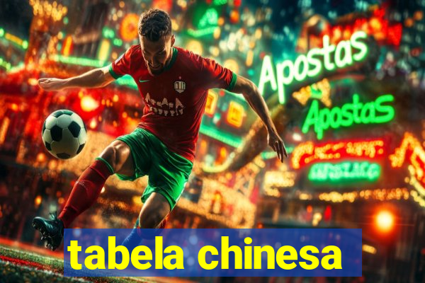 tabela chinesa